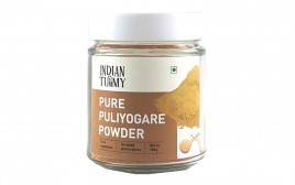 Indian Tummy Pure Puliyogare Powder   Glass Jar  100 grams